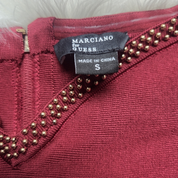 NWT Marciano Atzi Bandage Gown Red size Small - Picture 6 of 9